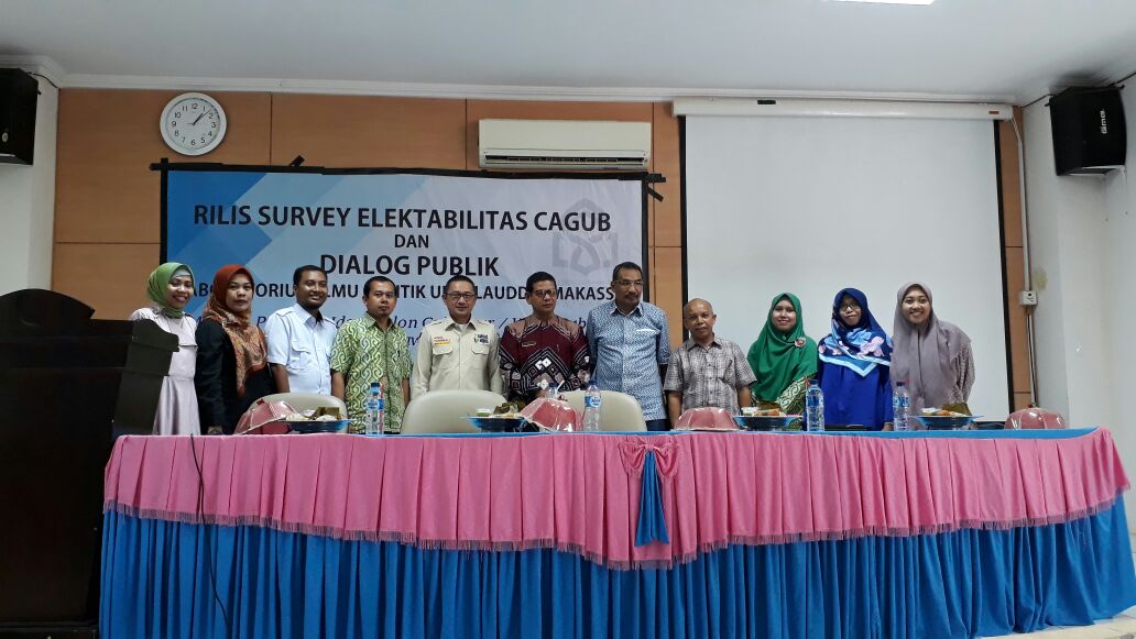 Gambar Prodi Ilmu Politik UIN Alauddin Gelar Dialog Publik Elektabilitas Cagub Sulsel